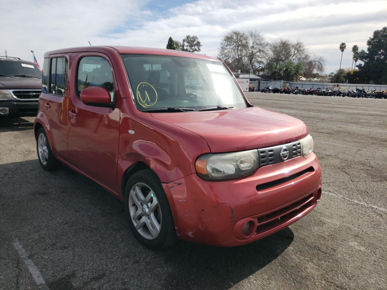 NISSAN CUBE BASE 2009 with VIN JN8AZ28R29T125476 - Photo from auction