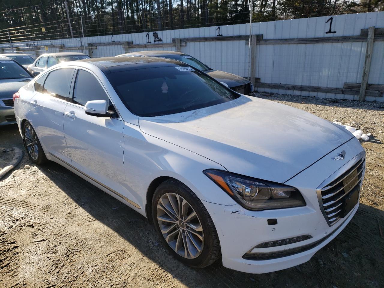 GENESIS G80 BASE 2017 with VIN KMHGN4JE1HU207238 - Photo from auction
