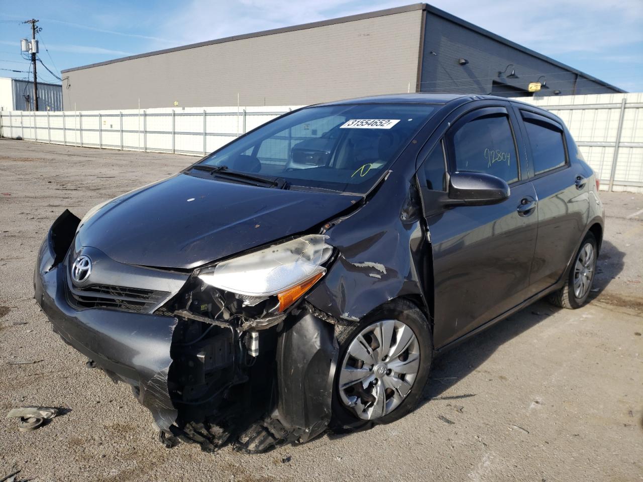 Photo 2 from auction – 2012 TOYOTA YARIS with VIN JTDKTUD38CD510945
