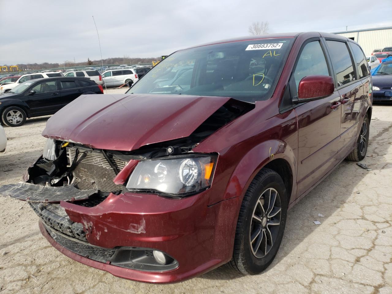 Photo 2 from auction – 2017 DODGE GRAND CARA with VIN 2C4RDGEGXHR631690