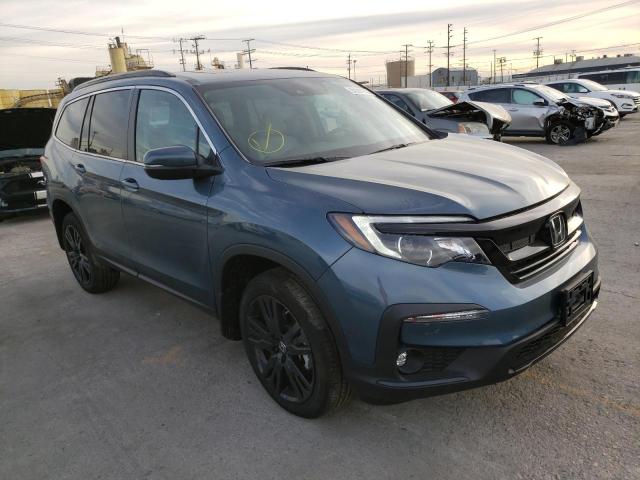 HONDA PILOT SE 2022 with VIN 5FNYF6H26NB010907 - Photo from auction