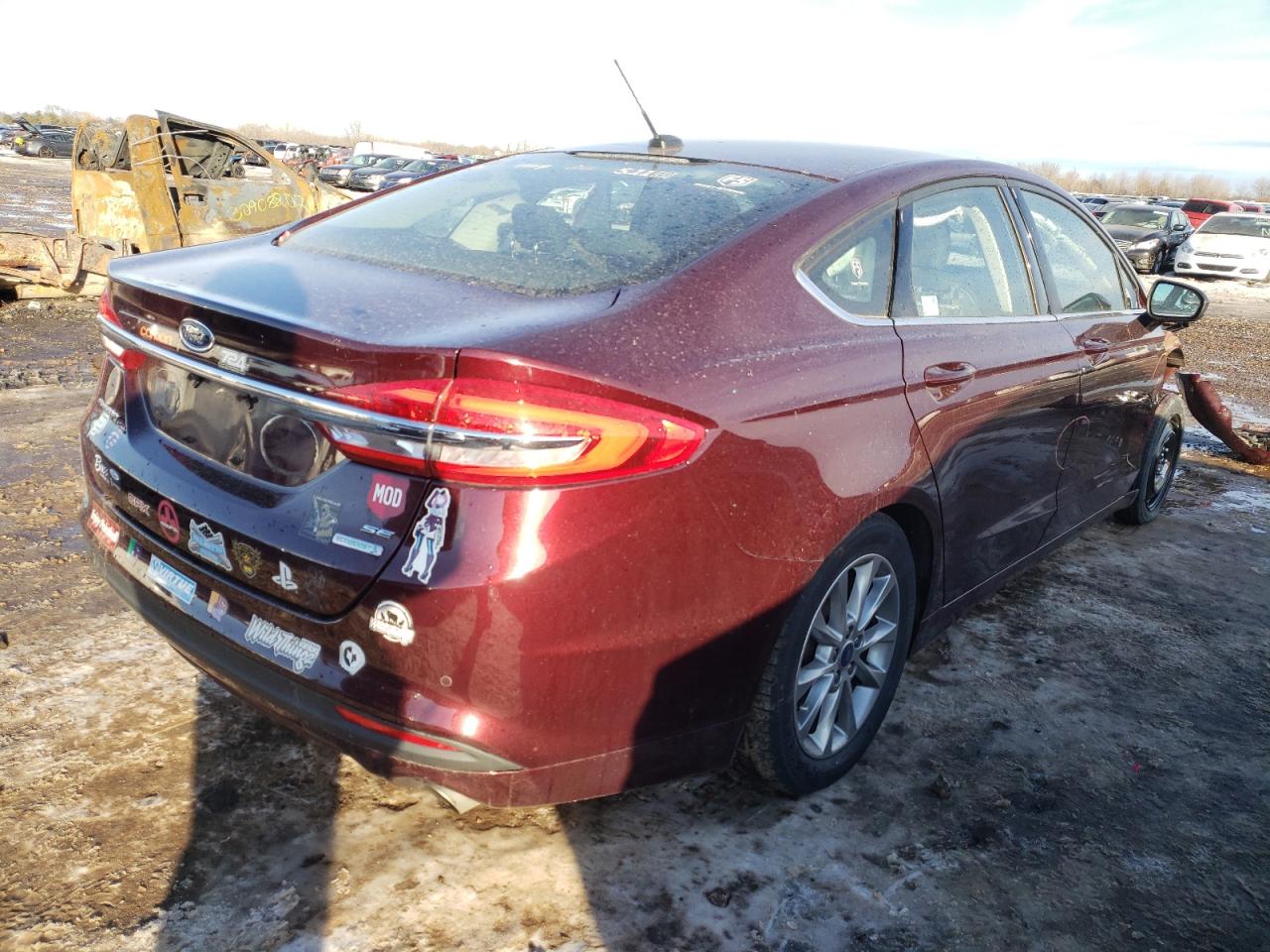 Photo 4 from auction – 2017 FORD FUSION SE with VIN 3FA6P0HD2HR290952