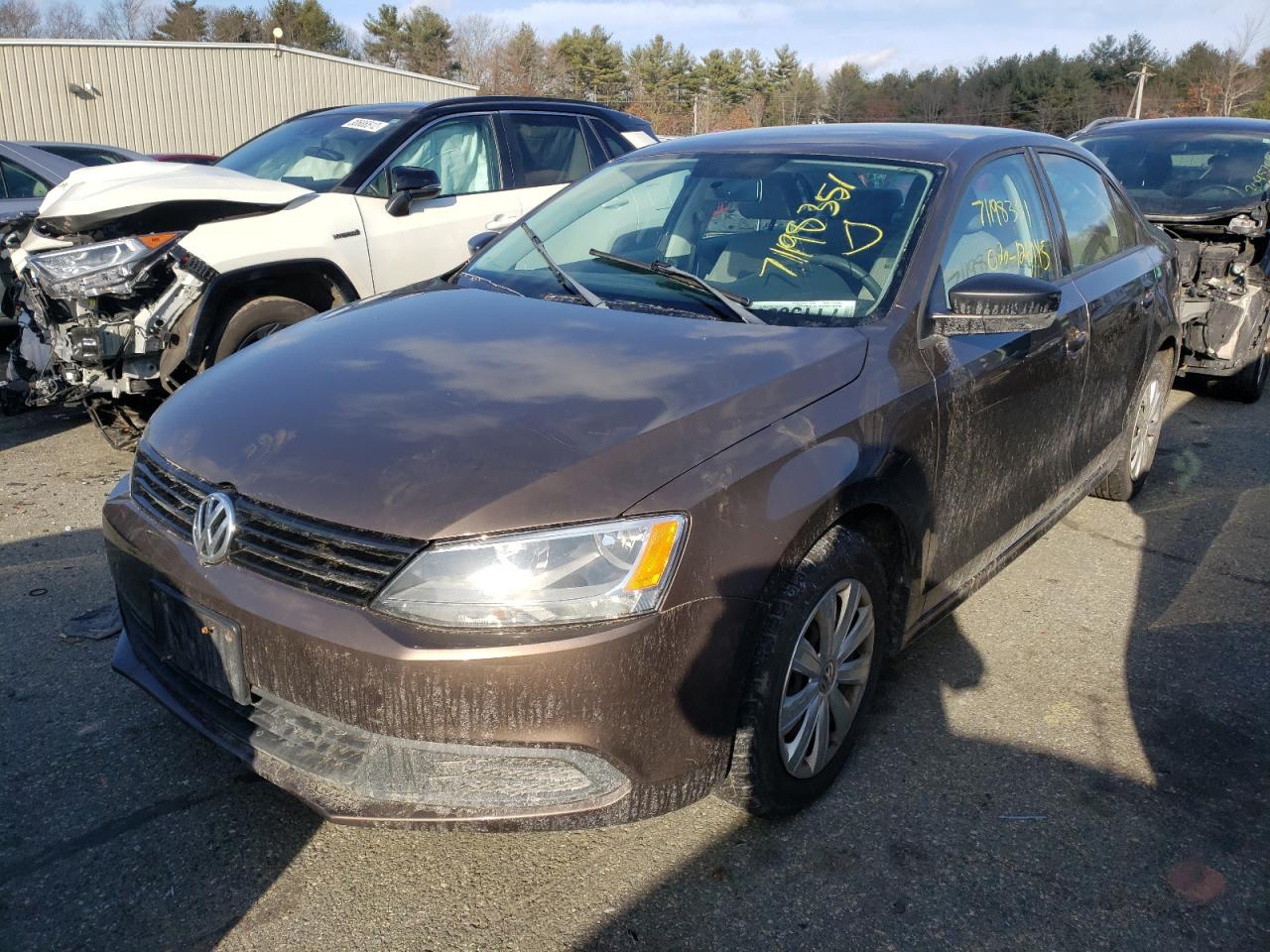 Photo 2 from auction – 2012 VOLKSWAGEN JETTA BASE with VIN 3VW2K7AJ8CM319230
