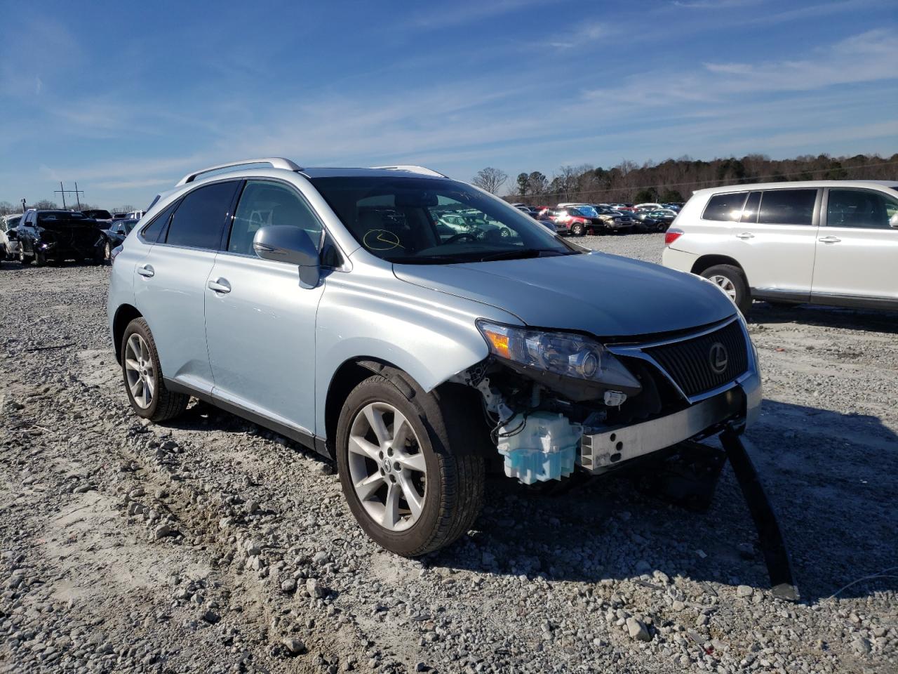 LEXUS RX 350 2010 with VIN 2T2ZK1BA5AC031924 - Photo from auction