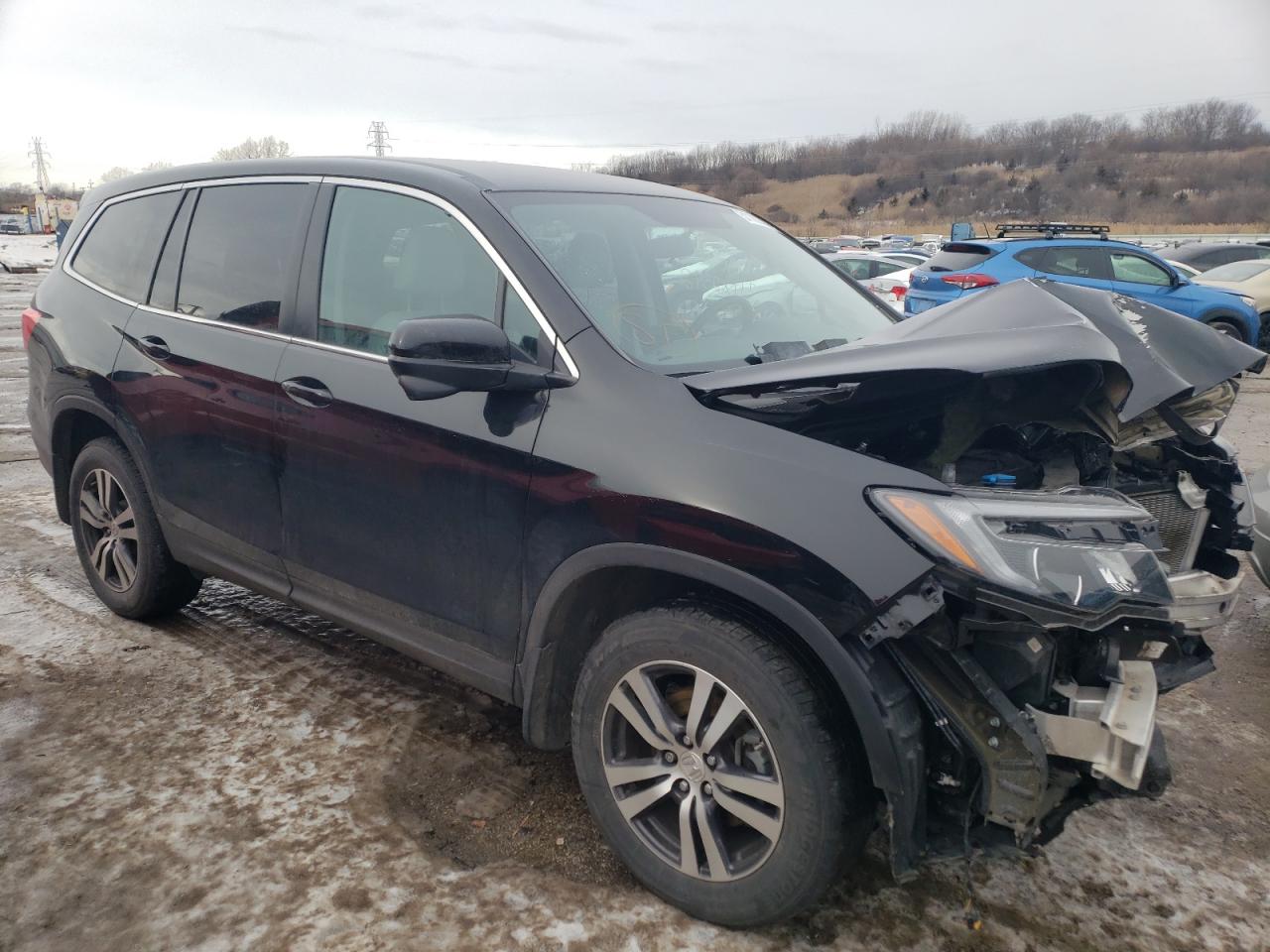 HONDA PILOT EX 2018 with VIN 5FNYF6H36JB063044 - Photo from auction