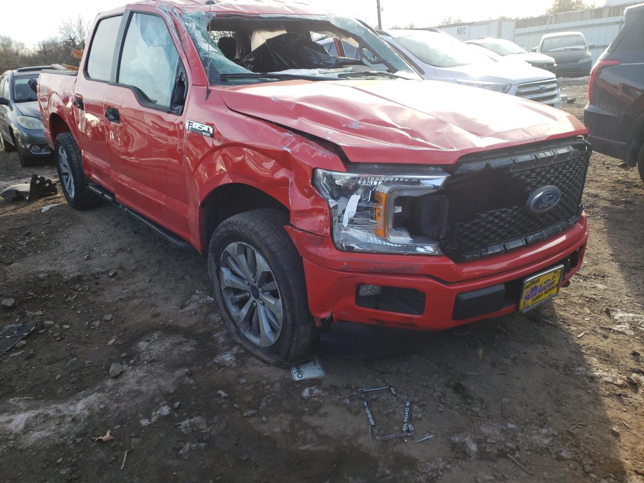 FORD F150 SUPER 2018 with VIN 1FTEW1EP5JKF97281 - Photo from auction