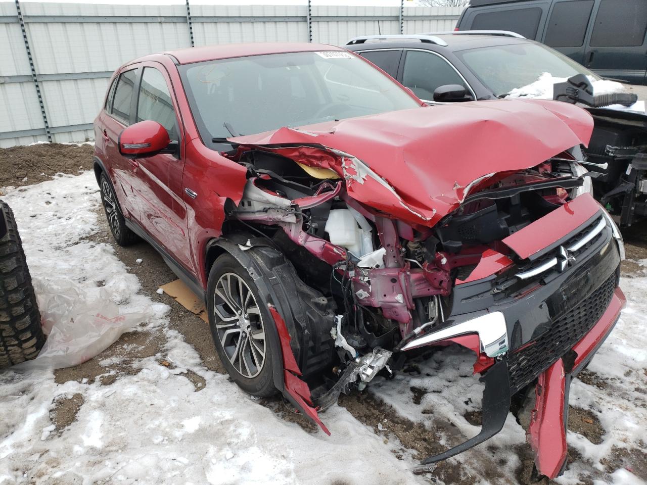 MITSUBISHI OUTLANDER 2019 with VIN JA4AP3AU5KU034993 - Photo from auction