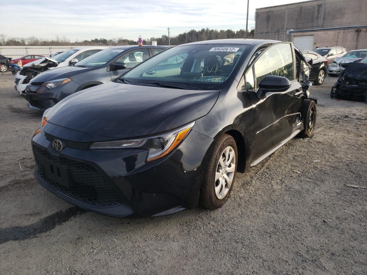 Photo 2 from auction – 2021 TOYOTA COROLLA LE with VIN 5YFEPMAE9MP213642