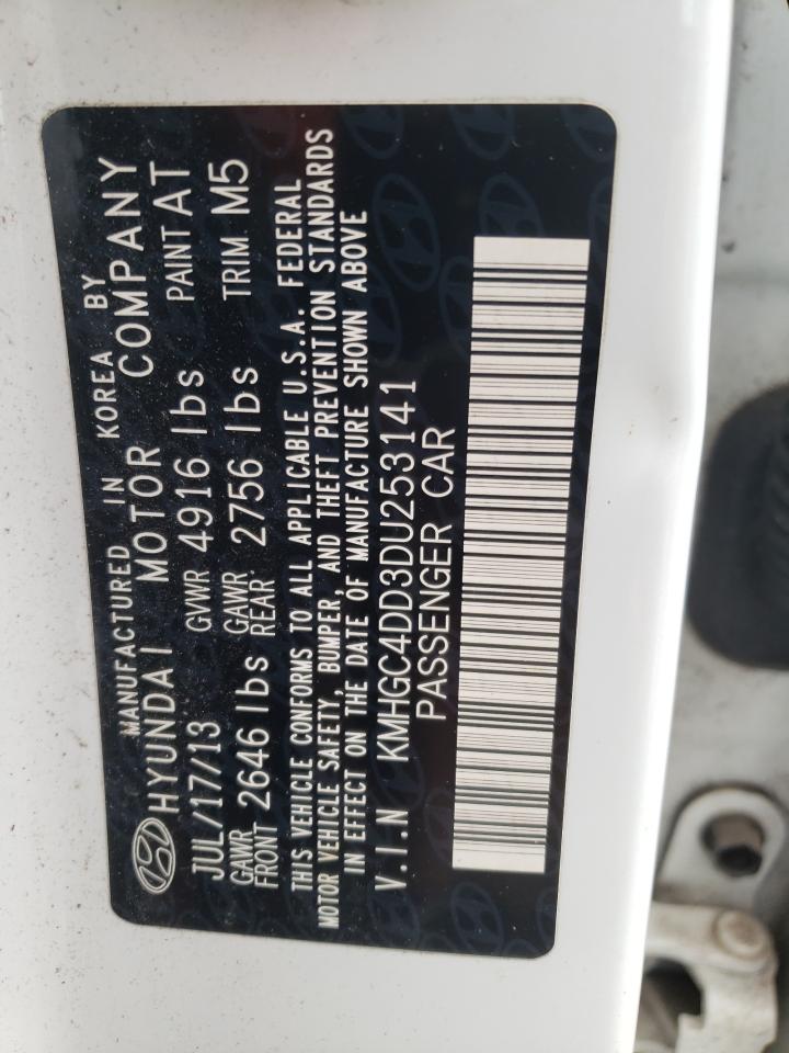 Photo 10 from auction – 2013 HYUNDAI GENESIS 3. with VIN KMHGC4DD3DU253141