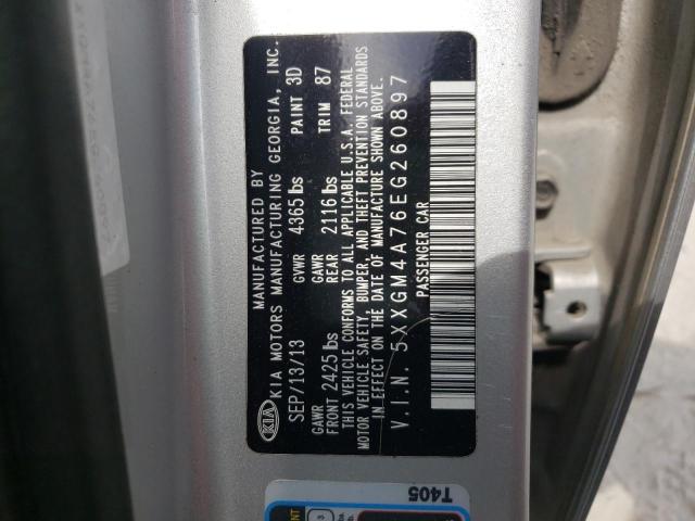 Photo 10 from auction – 2014 KIA OPTIMA LX with VIN 5XXGM4A76EG260897