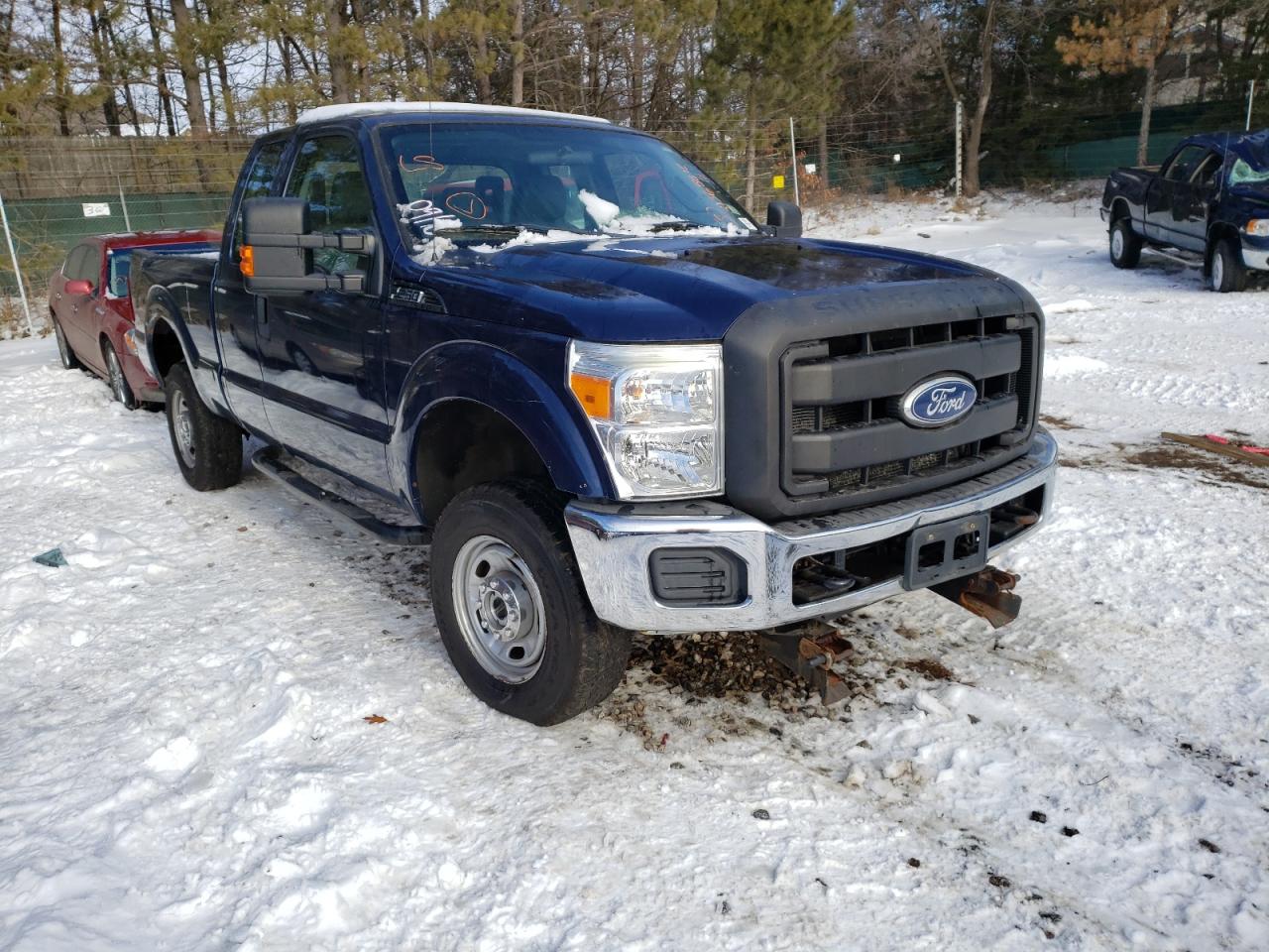 FORD F250 SUPER 2011 with VIN 1FT7X2B63BEA86014 - Photo from auction