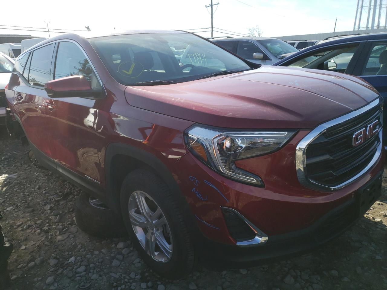 GMC TERRAIN SL 2019 with VIN 3GKALTEV9KL323779 - Photo from auction