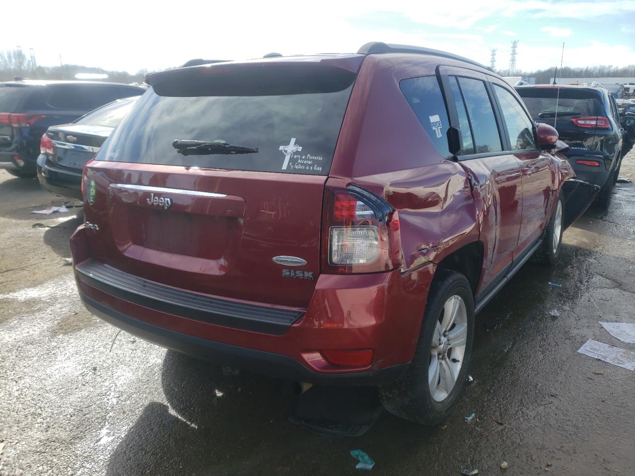 Photo 4 from auction – 2017 JEEP COMPASS LA with VIN 1C4NJDEB4HD191477
