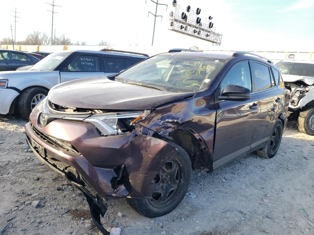 Photo 2 from auction – 2017 TOYOTA RAV4 LE with VIN 2T3ZFREV8HW332421