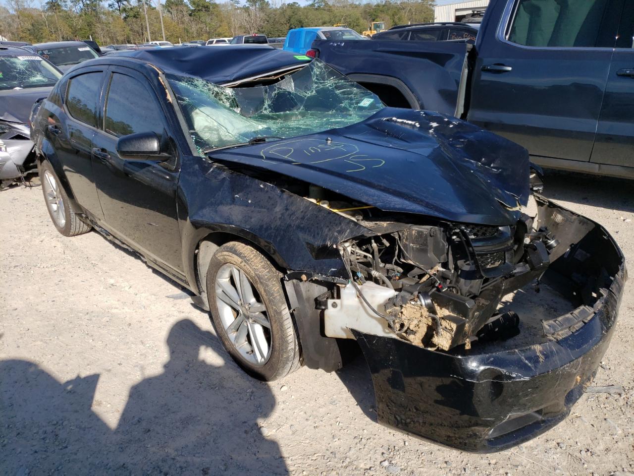 DODGE AVENGER SX 2013 with VIN 1C3CDZCB5DN664312 - Photo from auction