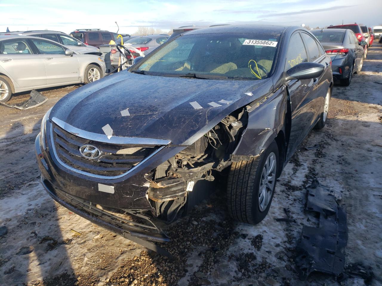 Photo 2 from auction – 2011 HYUNDAI SONATA GLS with VIN 5NPEB4AC6BH208681