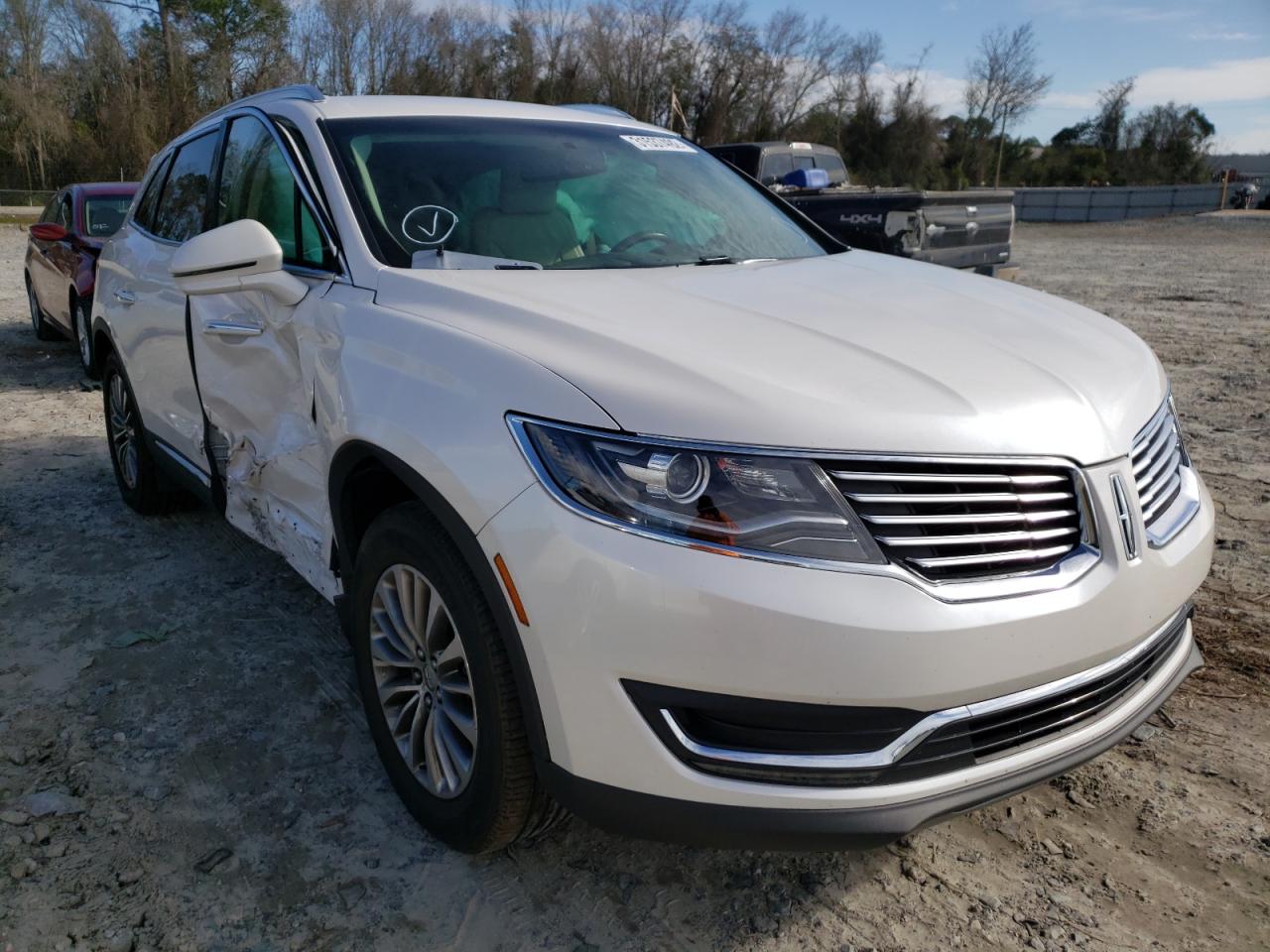 LINCOLN MKX SELECT 2016 with VIN 2LMTJ6KR2GBL37447 - Photo from auction