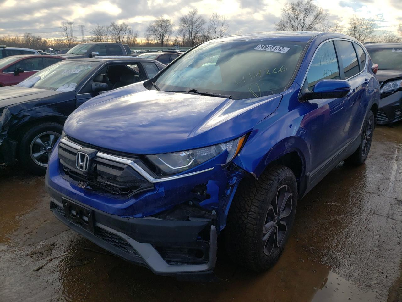Photo 2 from auction – 2020 HONDA CR-V EX with VIN 7FARW2H56LE014206