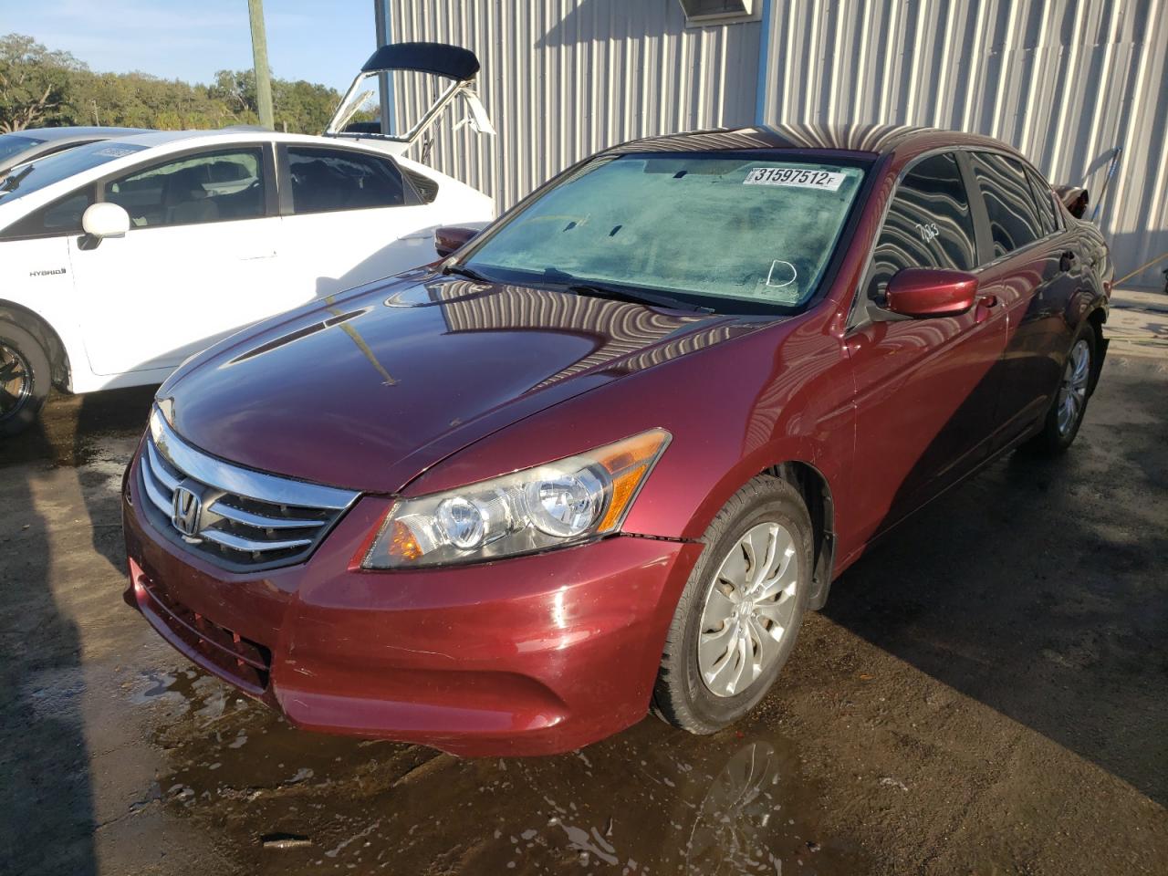 Photo 2 from auction – 2012 HONDA ACCORD LX with VIN 1HGCP2F30CA185687