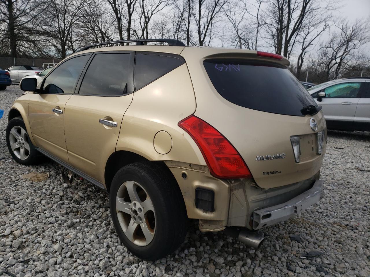 Photo 3 from auction – 2004 NISSAN MURANO SL with VIN JN8AZ08T74W209980