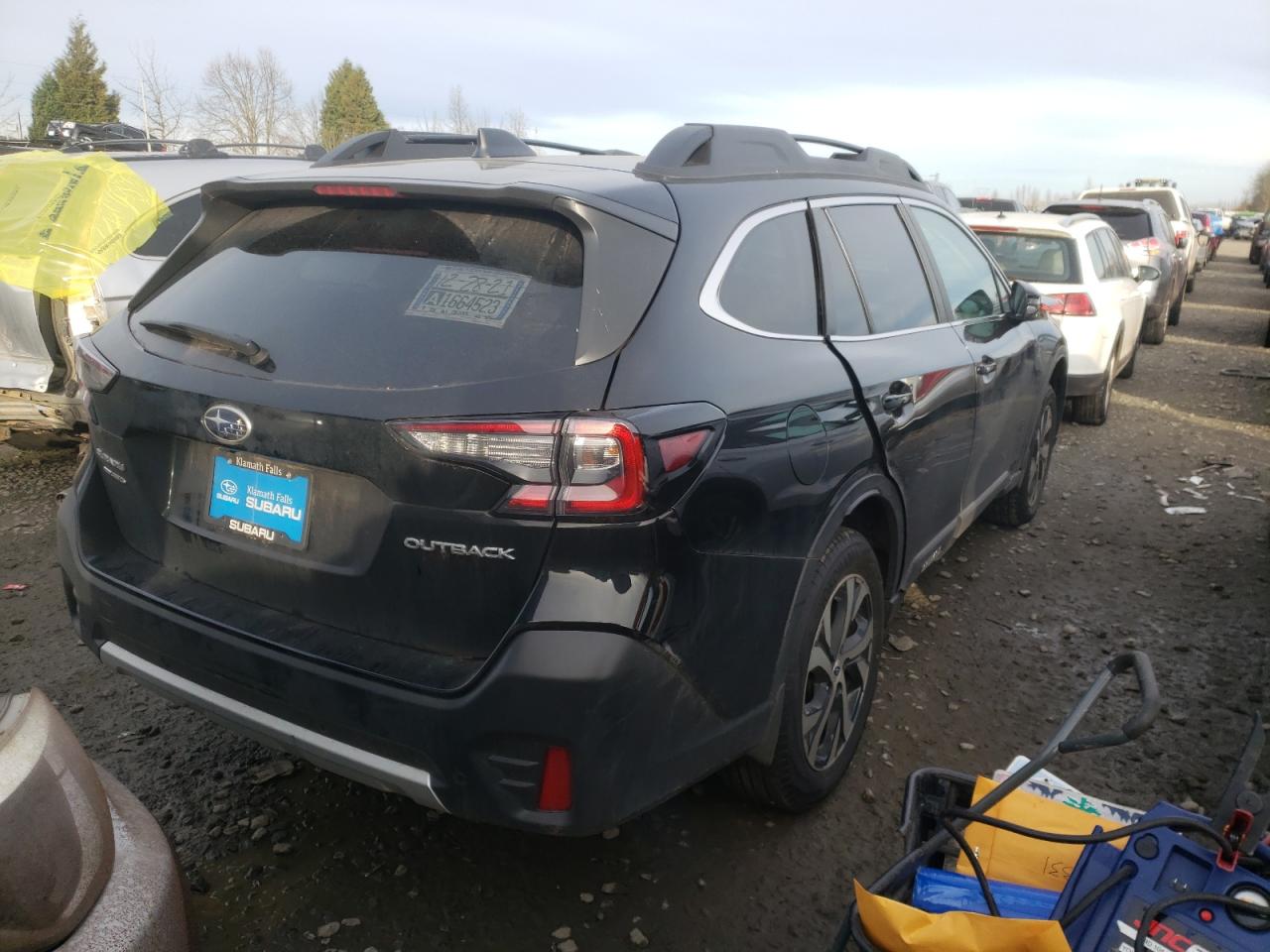 Photo 4 from auction – 2022 SUBARU OUTBACK LI with VIN 4S4BTANC5N3137798