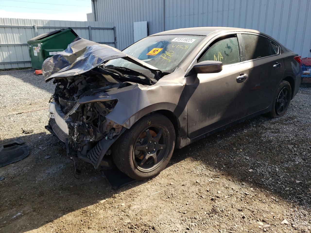 Photo 2 from auction – 2016 NISSAN ALTIMA 2.5 with VIN 1N4AL3APXGN309891