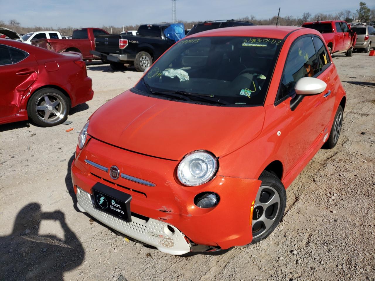 Photo 9 from auction – 2014 FIAT 500 ELECTR with VIN 3C3CFFGE4ET244975