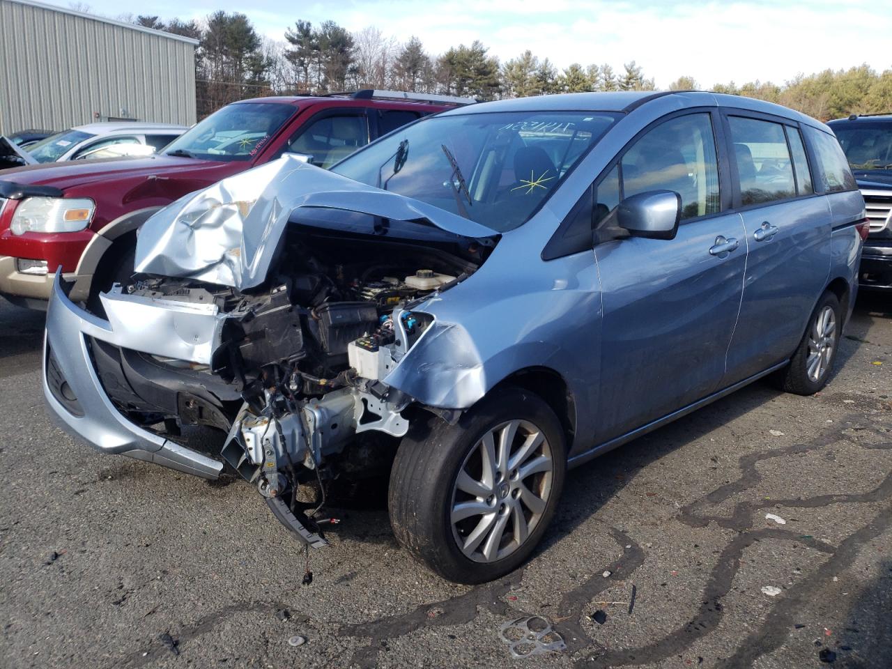 Photo 2 from auction – 2012 MAZDA 5 with VIN JM1CW2BL4C0128535