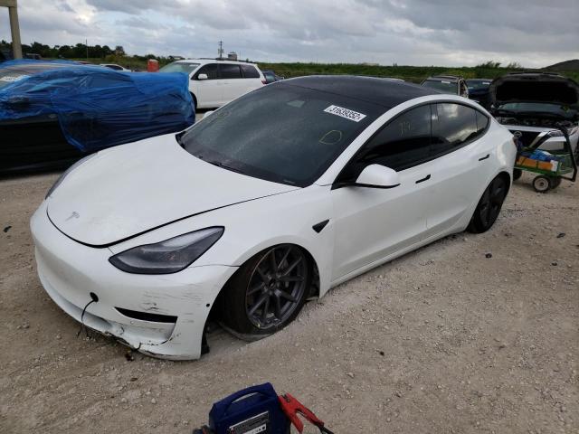 Photo 2 from auction – 2021 TESLA MODEL 3 with VIN 5YJ3E1EA2MF076994