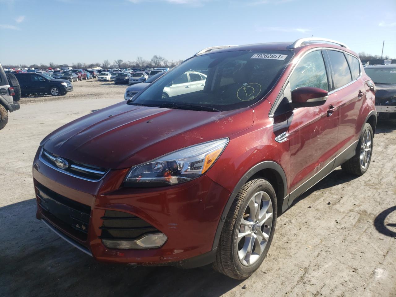 Photo 2 from auction – 2014 FORD ESCAPE TIT with VIN 1FMCU0JX5EUB42773