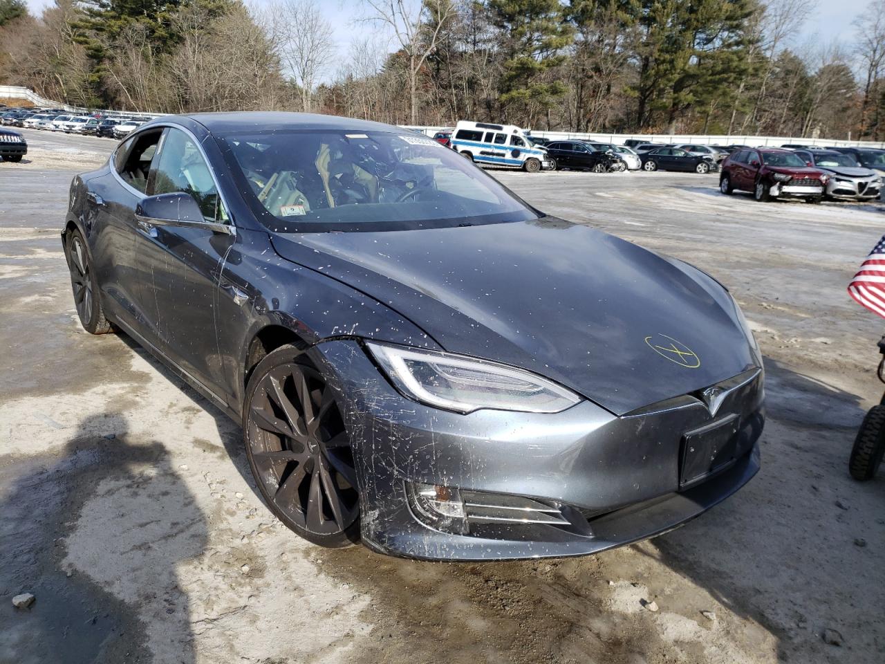 TESLA MODEL S 2020 with VIN 5YJSA1E2XLF370903 - Photo from auction