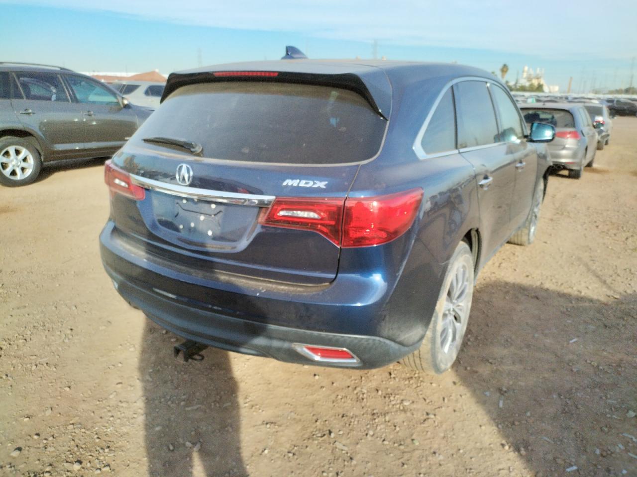 Photo 4 from auction – 2014 ACURA MDX TECHNO with VIN 5FRYD3H43EB014501