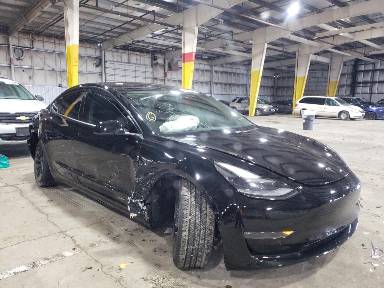 TESLA MODEL 3 2021 with VIN 5YJ3E1EB5MF085505 - Photo from auction