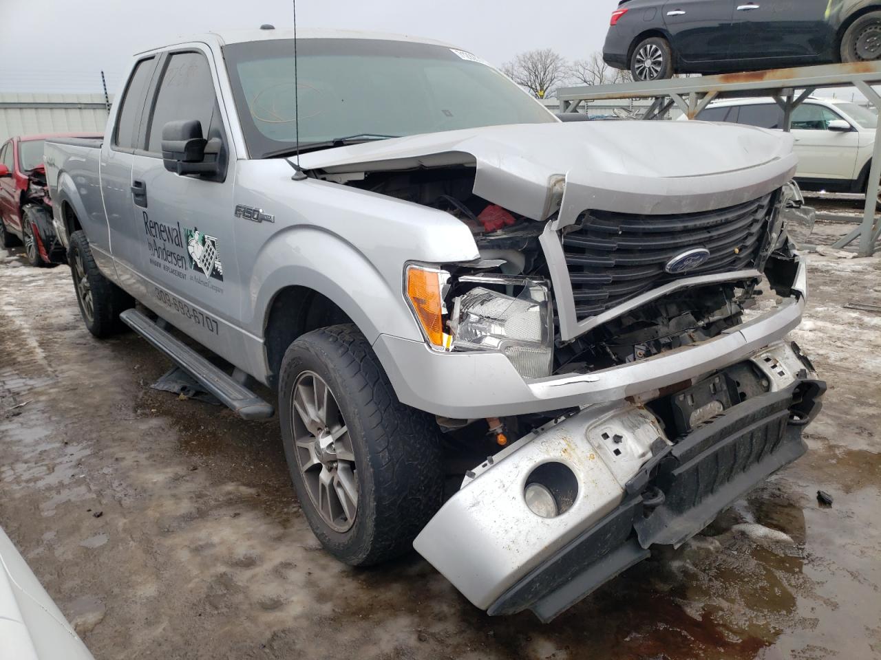 FORD F150 SUPER 2014 with VIN 1FTFX1EFXEFB28436 - Photo from auction