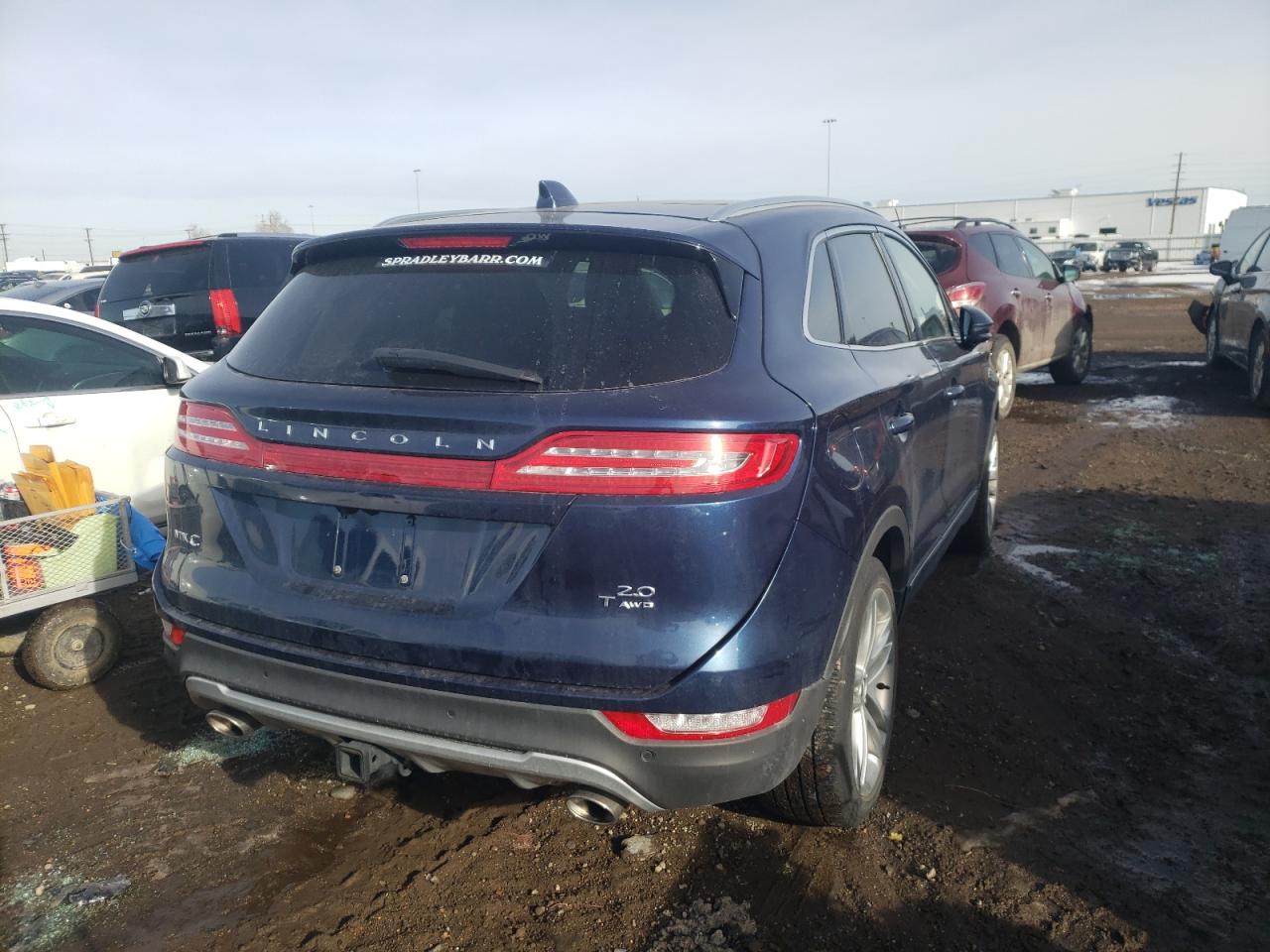 Photo 4 from auction – 2017 LINCOLN MKC RESERV with VIN 5LMCJ3D90HUL57115
