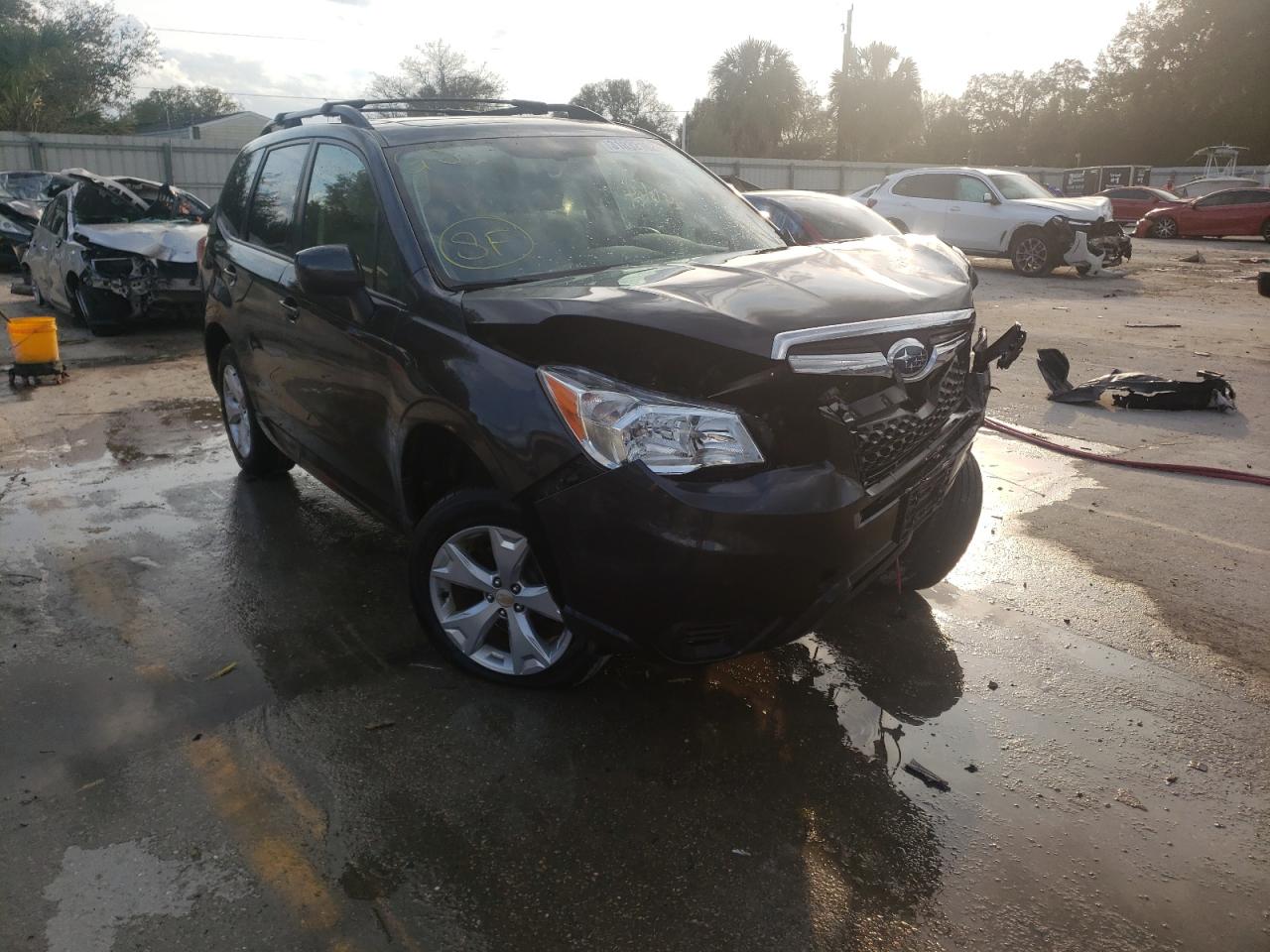 SUBARU FORESTER 2 2015 with VIN JF2SJADC7FH448733 - Photo from auction