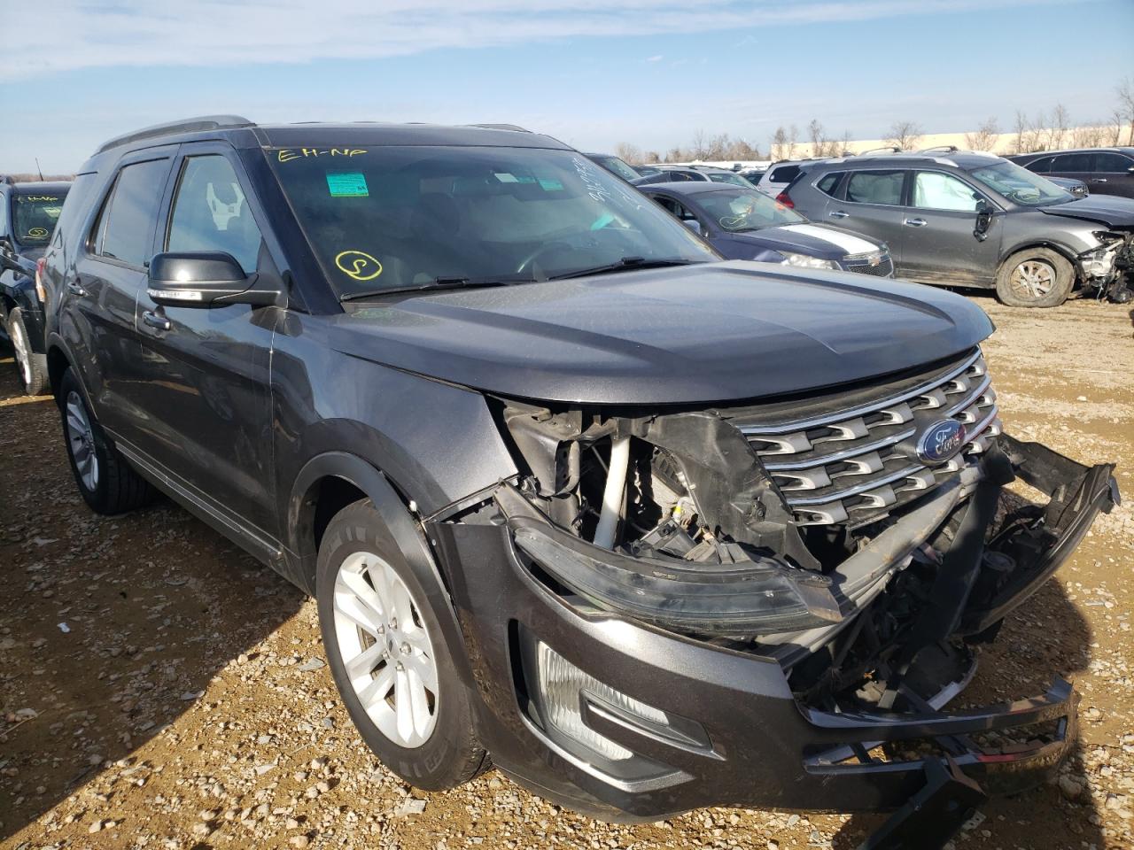 FORD EXPLORER X 2016 with VIN 1FM5K7D89GGB02449 - Photo from auction