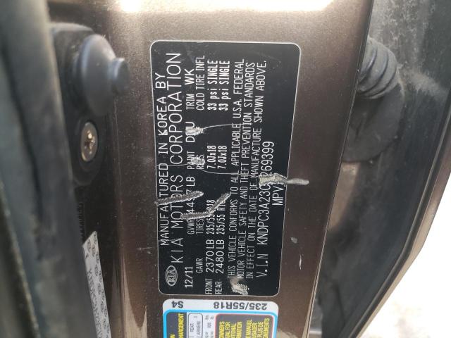 Photo 10 from auction – 2012 KIA SPORTAGE E with VIN KNDPC3A23C7269399