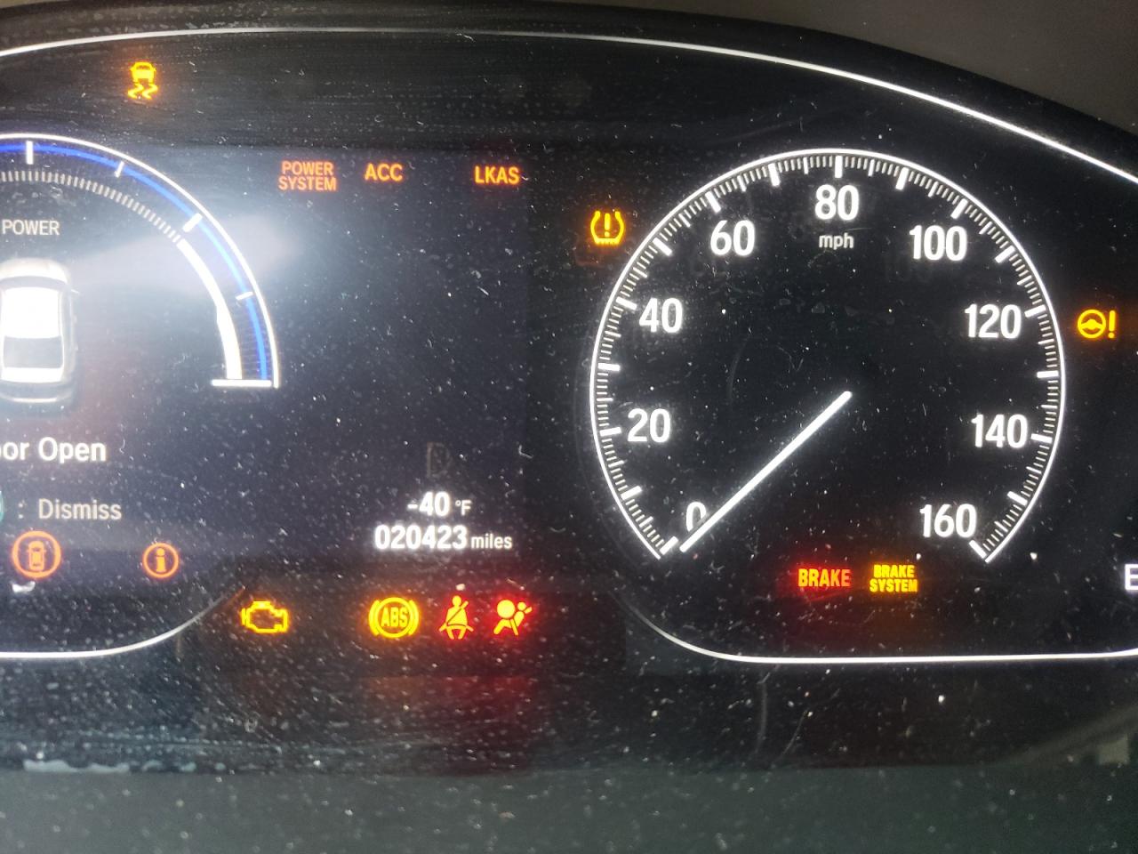 Photo 8 from auction – 2021 HONDA INSIGHT EX with VIN 19XZE4F54ME010630