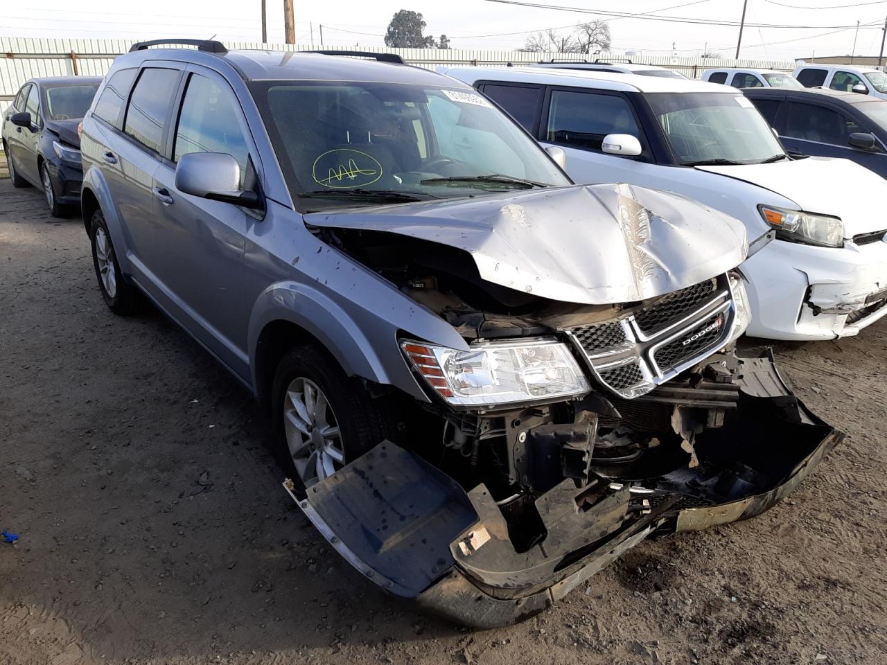DODGE JOURNEY SX 2015 with VIN 3C4PDCBG1FT722779 - Photo from auction