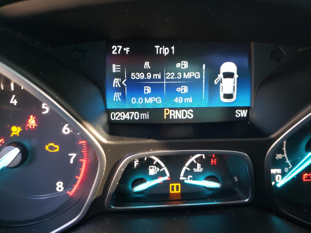 Photo 8 from auction – 2017 FORD ESCAPE S with VIN 1FMCU0F74HUD48194
