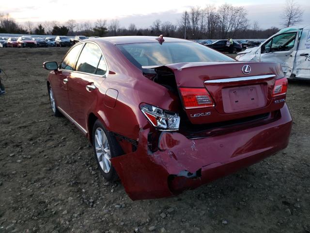 Photo 3 from auction – 2010 LEXUS ES 350 with VIN JTHBK1EG9A2364288