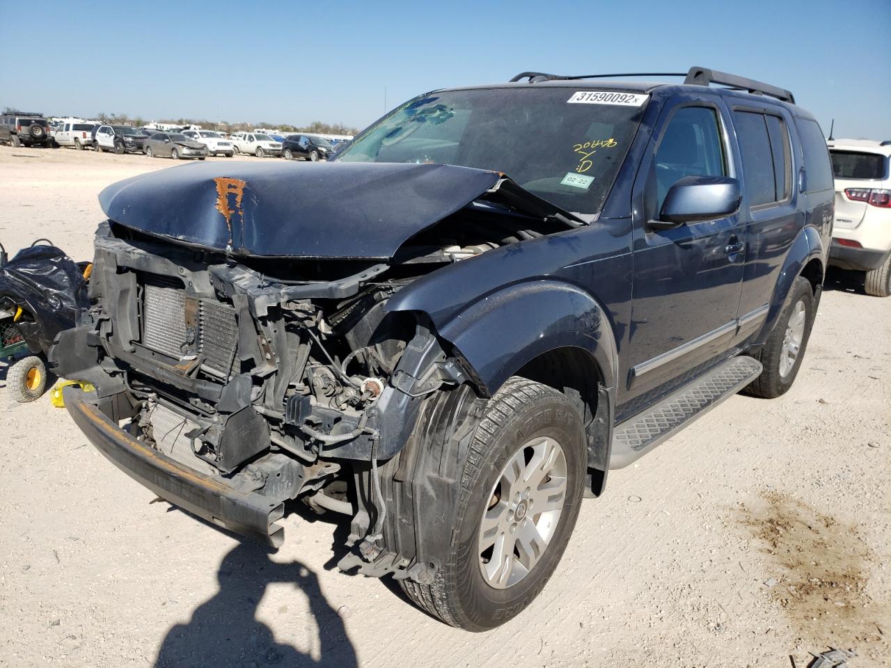 Photo 2 from auction – 2008 NISSAN PATHFINDER with VIN 5N1AR18U78C601709