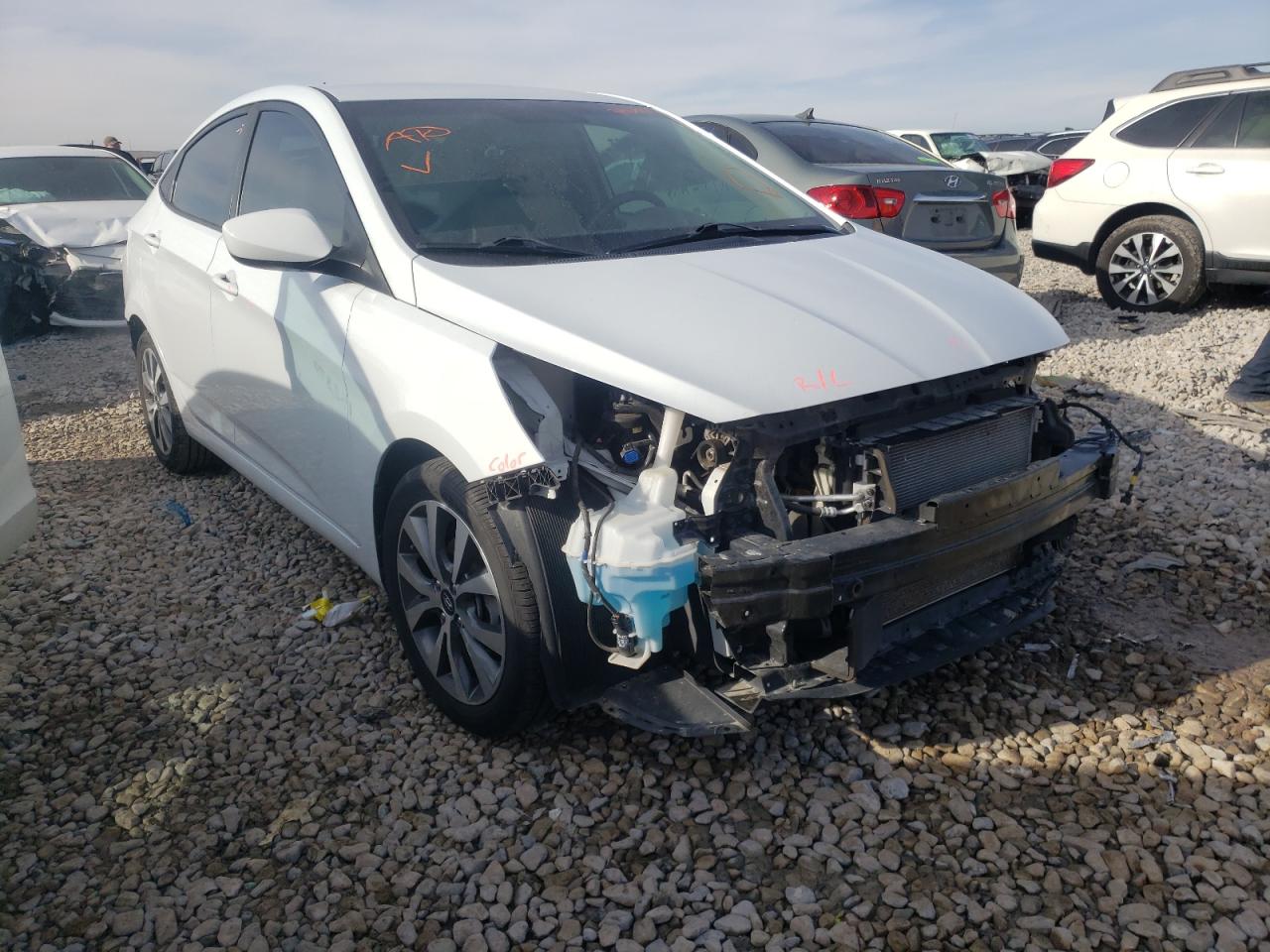 HYUNDAI ACCENT SE 2017 with VIN KMHCT4AE8HU379061 - Photo from auction