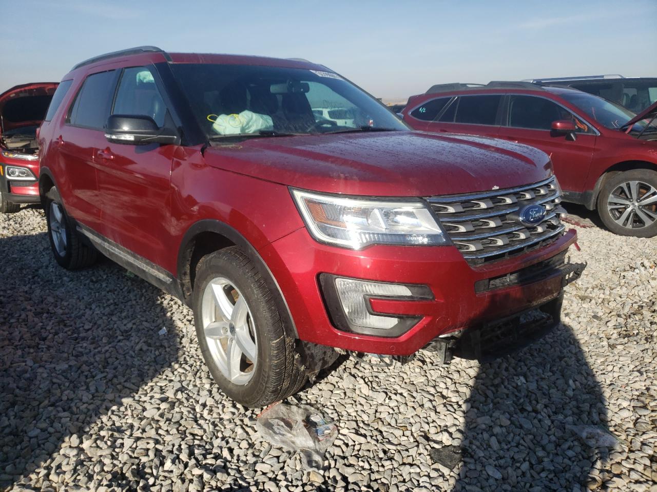 FORD EXPLORER X 2017 with VIN 1FM5K8D86HGA93605 - Photo from auction
