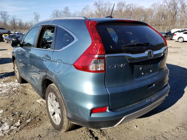 Photo 3 from auction – 2016 HONDA CR-V EXL with VIN 5J6RM4H73GL065657
