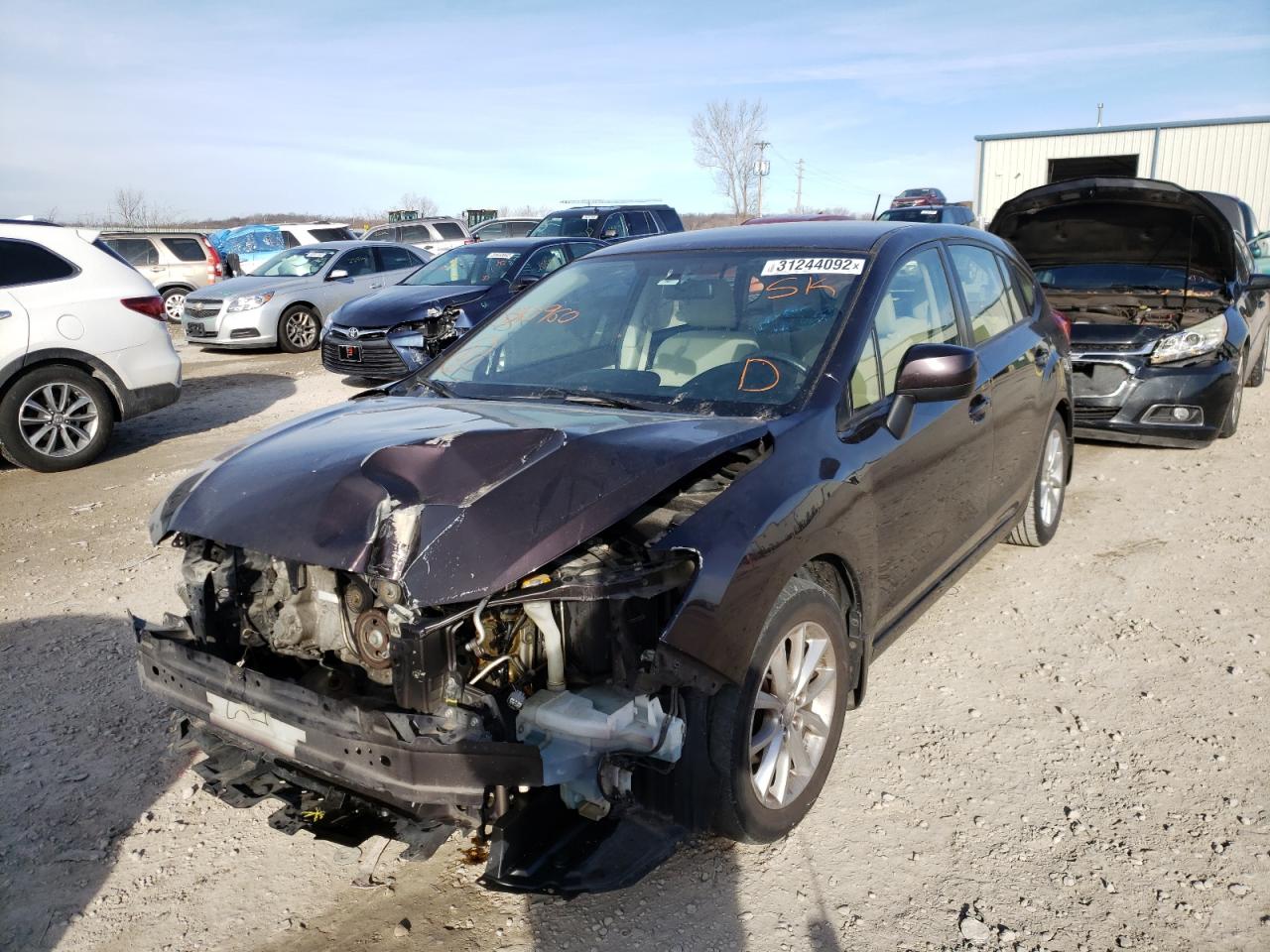 Photo 2 from auction – 2013 SUBARU IMPREZA PR with VIN JF1GPAC62D2880960