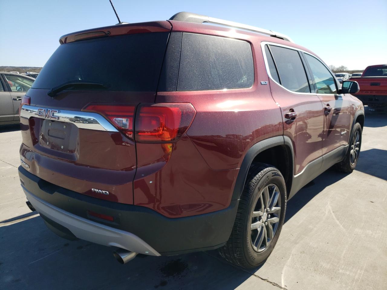 Photo 4 from auction – 2018 GMC ACADIA SLT with VIN 1GKKNULS5JZ223084