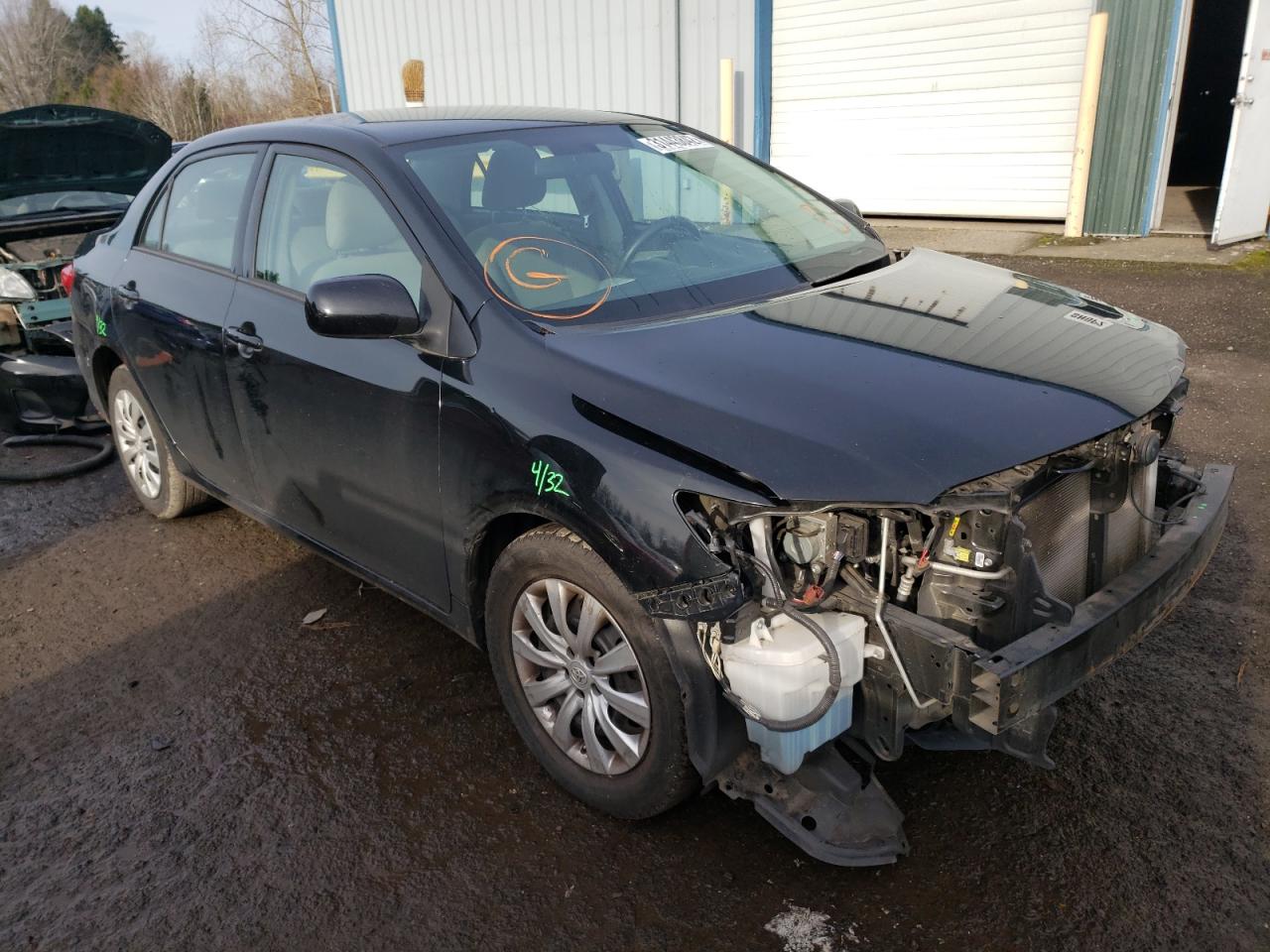 TOYOTA COROLLA BA 2012 with VIN 2T1BU4EE9CC916811 - Photo from auction
