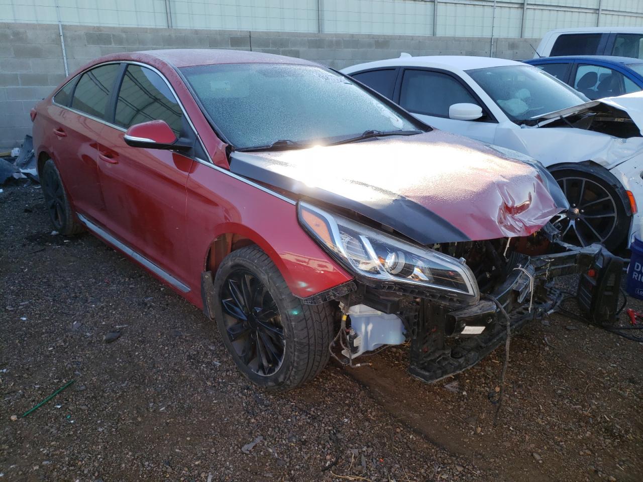 HYUNDAI SONATA SPO 2017 with VIN 5NPE34AF3HH474028 - Photo from auction